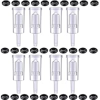 YXCC Air Locks 8 Pieces Plastic Airlock and 30 Pieces Silicone Grommets,Airlock Set for Fermenting, Brewing, Beer, Wine…