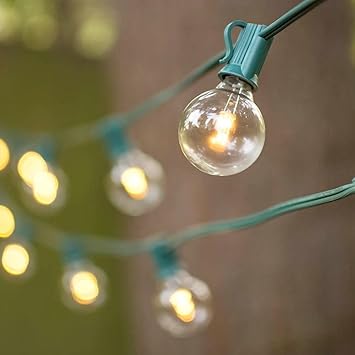 Buy Magideal Outdoor Indoor Globe Patio Christmas String Lights Gold 25ft Online At Low Prices In India Amazon In