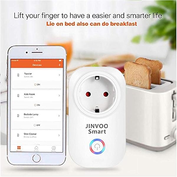 JinvooSmart 2 packungen mit wi   fi   smart   steckdose fernbedienung timer alle stecker   wahl mit google versandkostenfrei nach hause weie 2 pack