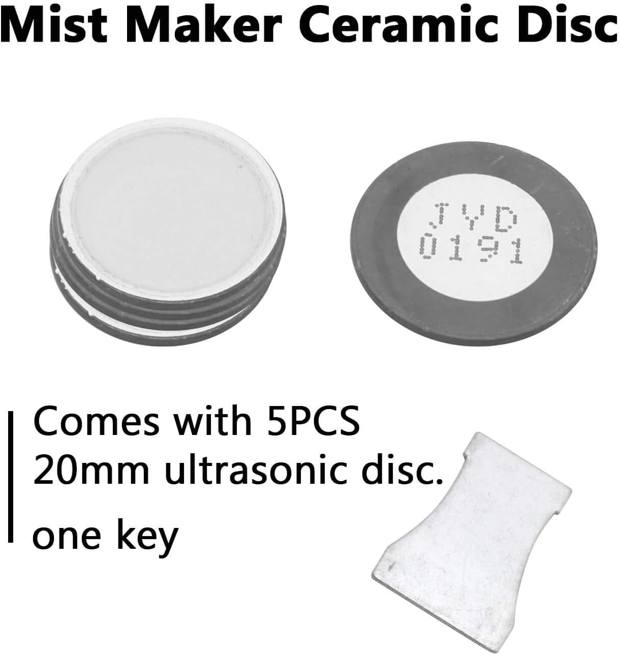 Ultrasonic Mist Maker, Indoor LED Mister Fogger with Light Witch Cauldron Diffuser Fountain Pond Fog Machine Atomizer Bowl Terrarium High Output Humidifier Water Vaporizer with Splash Guard Float Disc: Garden & Outdoor