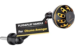 GOMEXUS Power Handle Compatible for Okuma Ceymar Avenger Helios Spinning Reel Handle