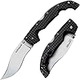 Cold Steel Voyager XL Vaquero 5.5" AUS10A Kukri Razor-Sharp Blade 6.75" Griv-Ex Handle Everyday Carry Tactical Folding Knife w/Tri-Ad Lock