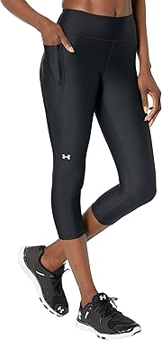 Under Armour Women's HeatGear Mid Pocketed Capri