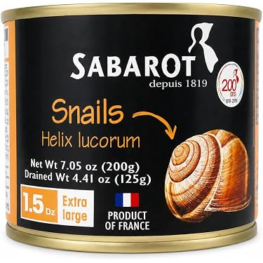 Amazon.com: Sabarot Escargot Snails, 18 Extra Large Snails (Helix