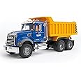 Bruder 02815 MACK Granite Dump Truck for Construction and Farm Pretend Play