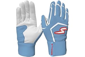 Stinger Sports Winder Series Batting Gloves - Baseball and Softball Gloves for Youth and Adults - Made with Ultra Soft, Breathable, Double-Stitched Cabretta Leather and Full 360° Elastic Wrist wrap