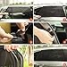 4 Pack Car Window Shades Front and Rear Window Sun Shades Protect Baby & Pets from Harmful UV Anti-Mosquito Universal Fit! (Black, 4 Pack)