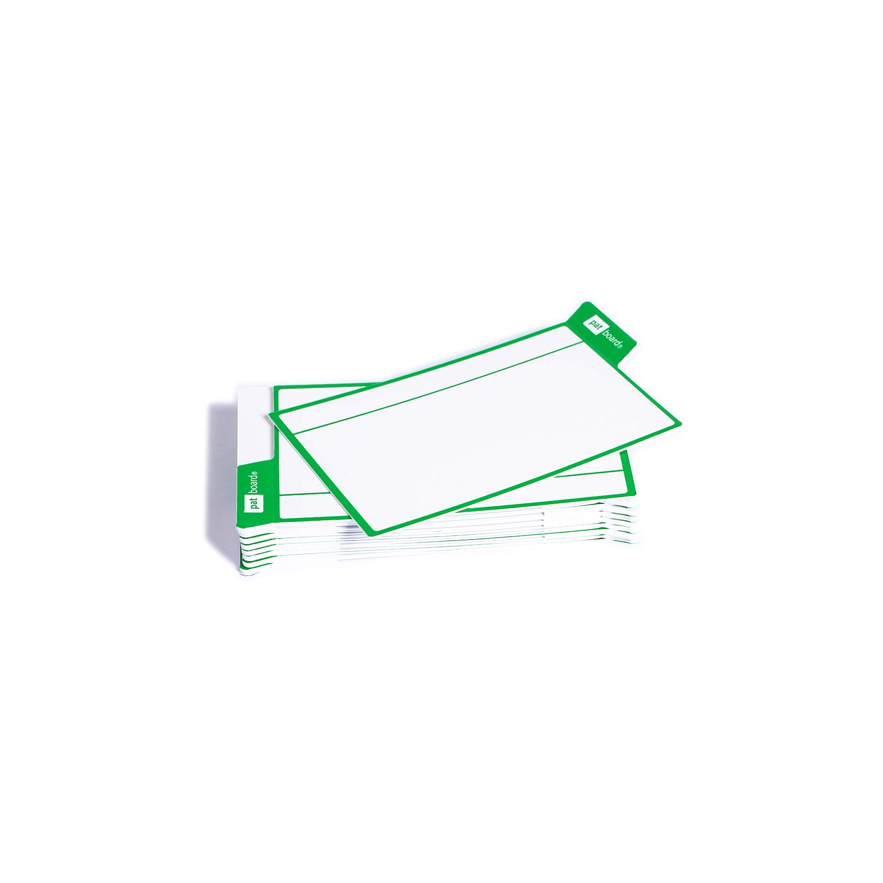 PATboard Scrum Board and Kanban Board TASKcards Medium for Glass - Green