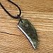 COAI Wolf Tooth Golden Obsidian Amulet Pendant Necklace