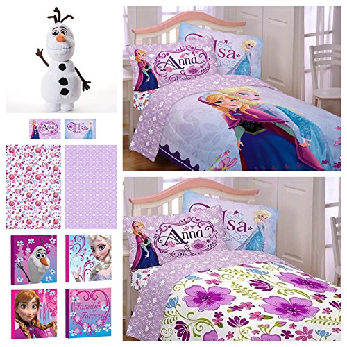 Disney Frozen Celebrate Love 10 Piece Bed in Bag Full Size Bedding Set
