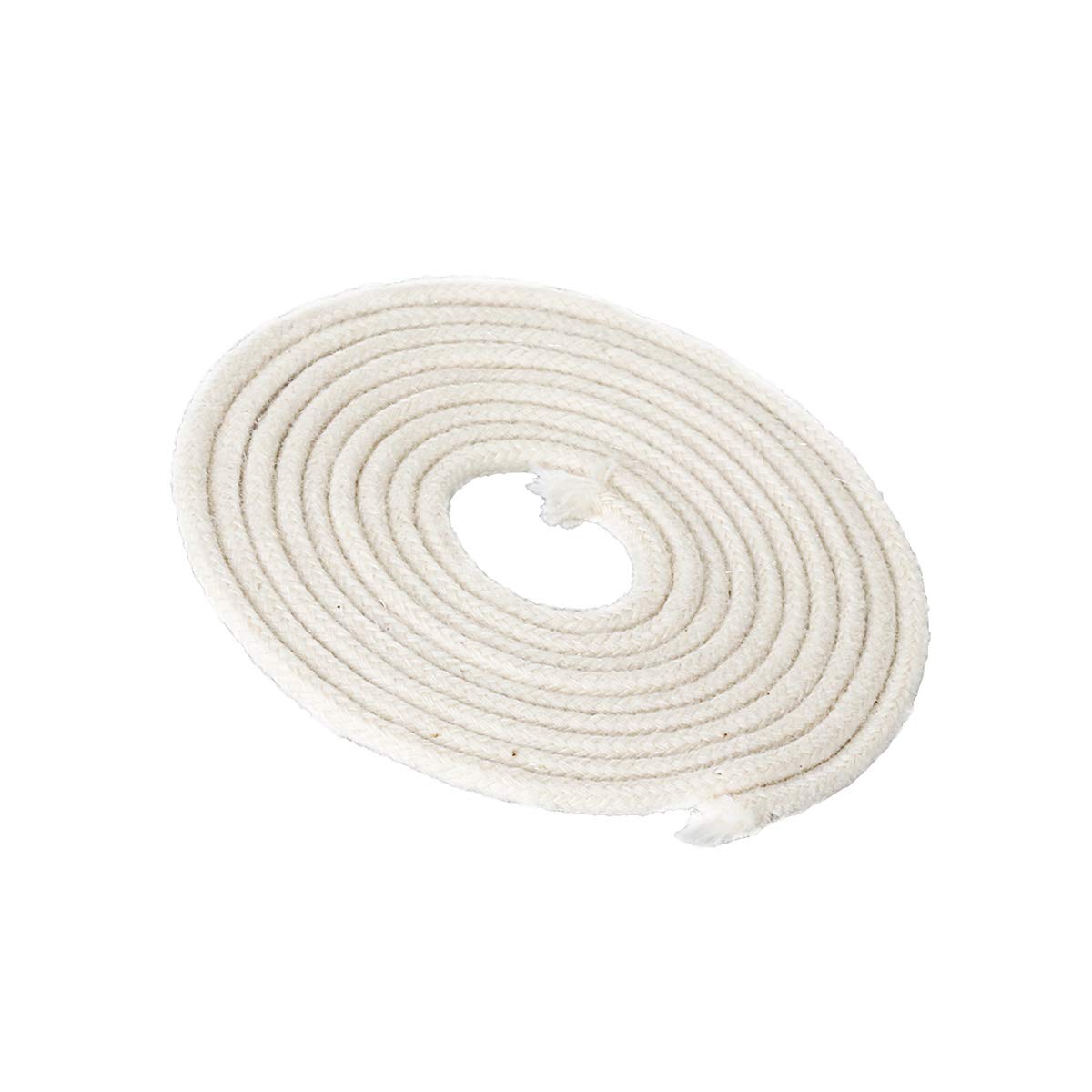 NKlaus 1m wick with glass fibre inlay glass oat wick round Ø 1mm for melting light spirit lamp oil lamp for purified lamp oil paraffin oil permanent wick garden torch paraffin lamp 1269