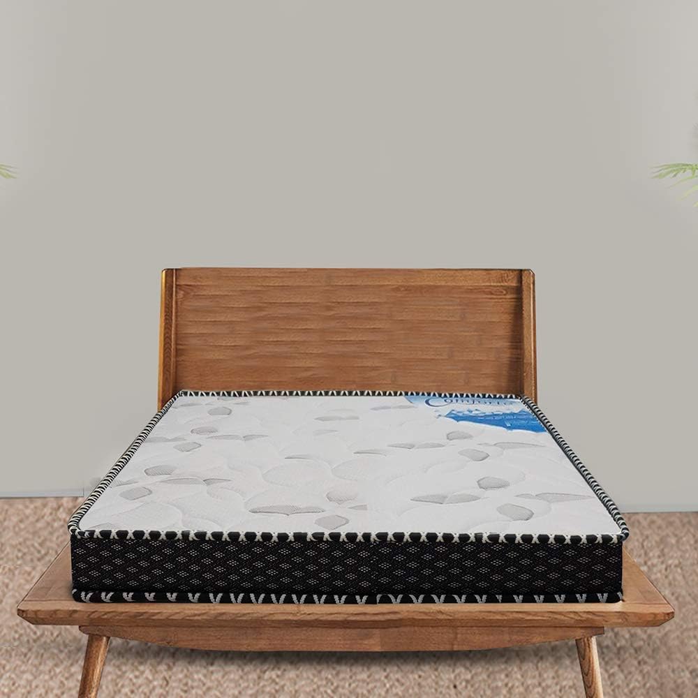 Comforto 6 Inch Pocket Spring Single Size Mattress (72x36x6 Inch, Pocket Spring) | Medium Firm Gadda | 5-Zone Motion Isolation Technology | Orthopedic | 6 Inch Mattress