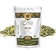 Organic Way Dried Birch Leaf Whole (Betula pendula) - European Wild-Harvest | Organic & Kosher Certified | Raw, Vegan, Non GMO & Gluten Free | USDA Certified | Origin - Albania (8 Ounce (Pack of 1))