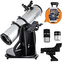 Celestron StarSense Explorer 150AZ App-Enabled Telescope – 150mm Tabletop Dobsonian with Smartphone Dock & StarSense App – iP