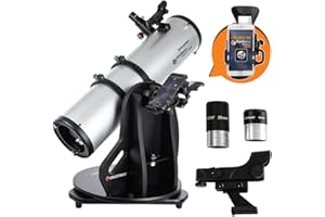 Celestron StarSense Explorer 150AZ App-Enabled Telescope – 150mm Tabletop Dobsonian with Smartphone Dock & StarSense App – iPhone & Android Compatible – Easy-to-Use for Beginners