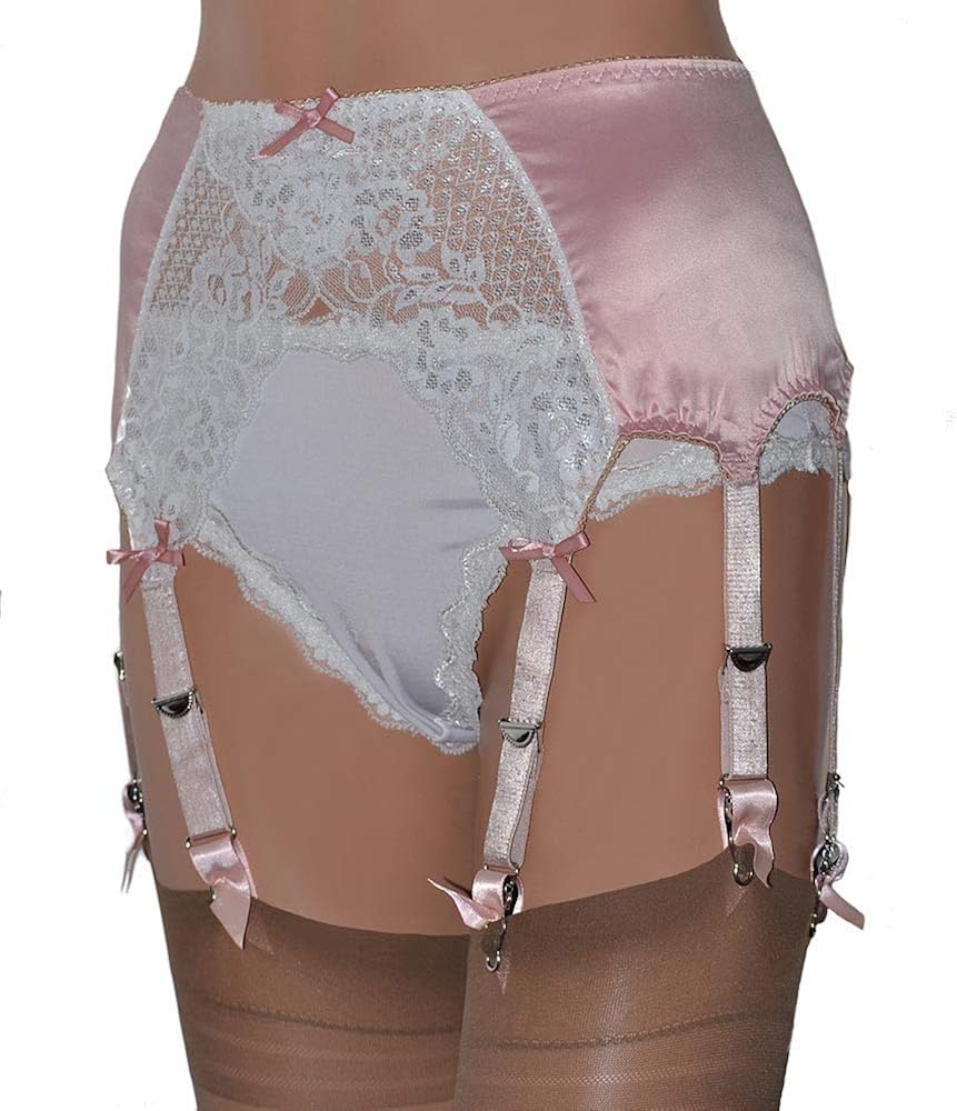 pink suspender belt uk