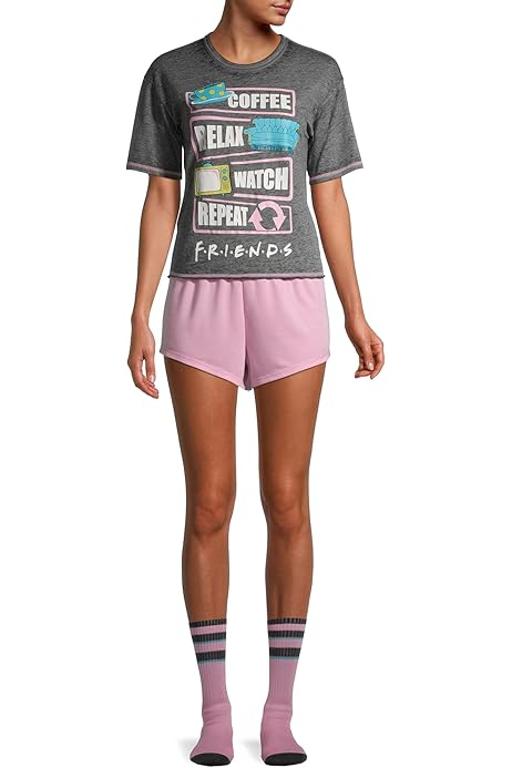 Short Pijama Stitch Mujer Verano Pijama Stitch Pijama De Friends