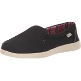 Sanuk Womens Sidewalk Surfer Lite Slip Ons | Womens Shoes | Slip On Shoes for Women | Comfort Foam Footbed