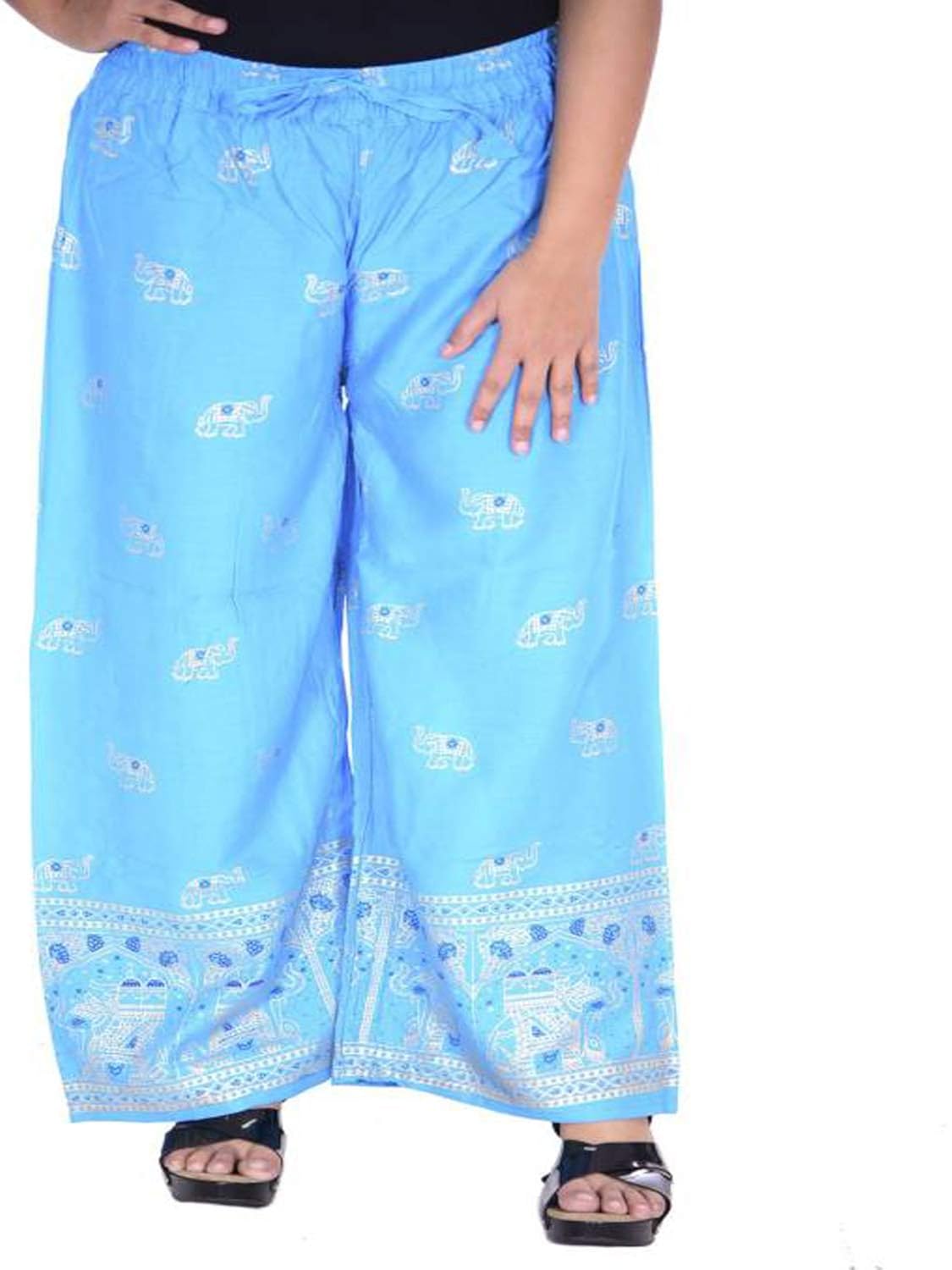 baby blue palazzo pants