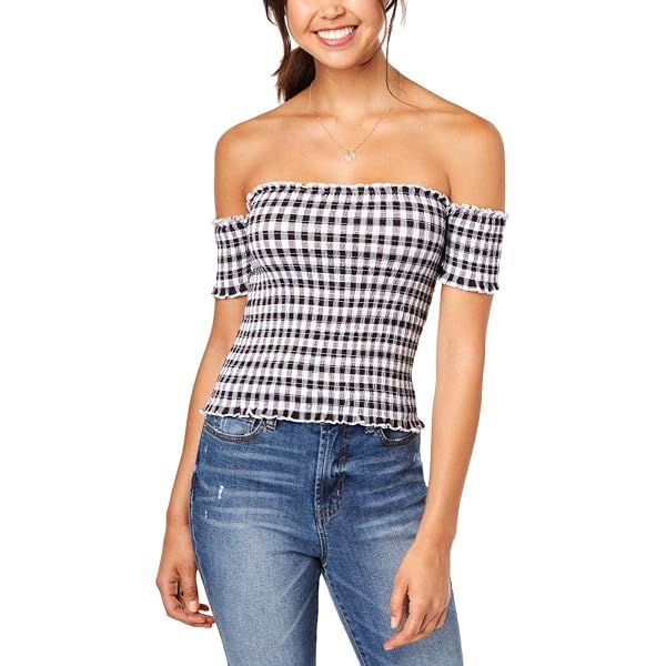 Haut Peplum En Coton à Carreaux Maison Jules Taille M - Neuf Avec étiquettes