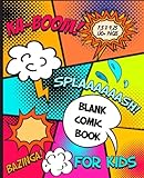 Make Your Own Comic Book: Blank Comic Book Pages for Kids (Medium): Travel Sized Journal Notebook fo by Master the Arts Notebooks