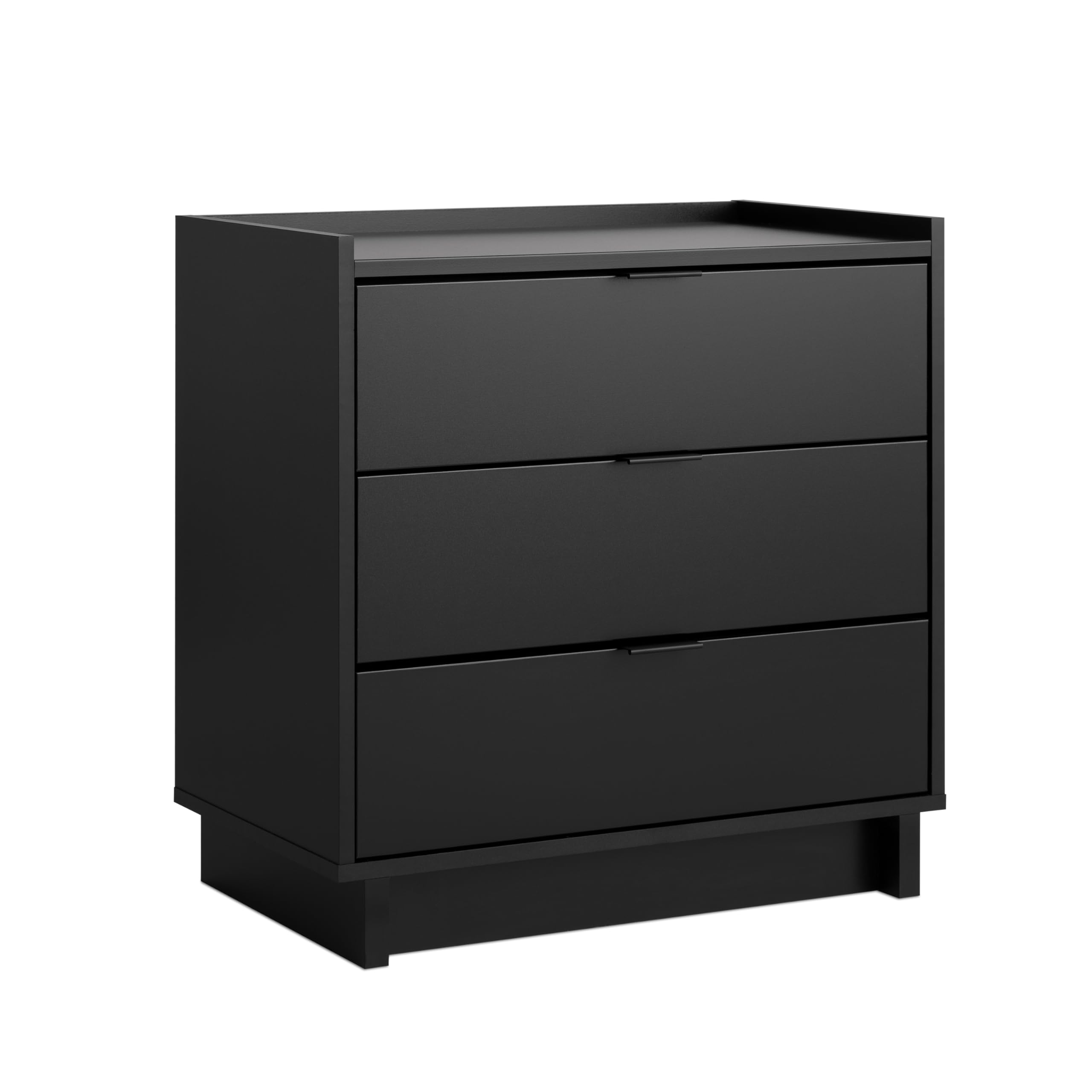 Photo 1 of [Missing screws & Espresso not black] Simply Modern Nightstand Bedside Table, Espresso Nightstand for Bedroom, End Table with 3 Drawers 26.5" W x 26.75" H x 16" D
