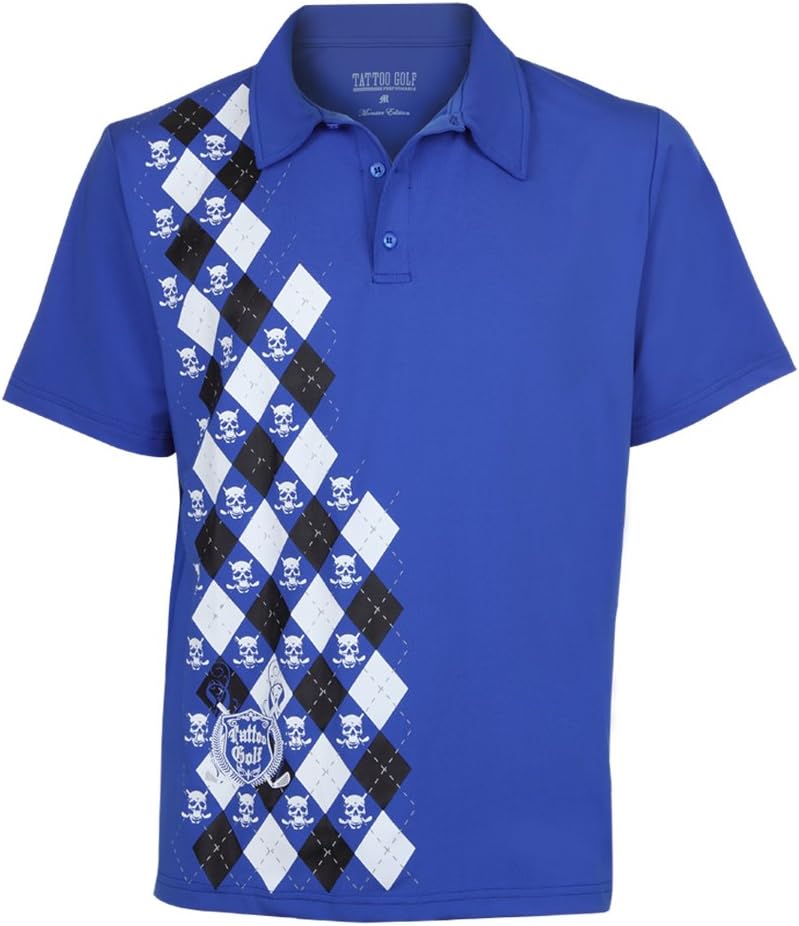Argyle Cool-Stretch Men's Golf Shirt