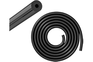 Bekelan 1/8" (3mm) ID Silicone Vacuum Tubing Hose Line 5FT 130PSI Max Pressure, Black