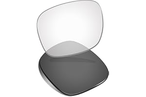 Vonxyz Clear Photochromic Lenses Replacement for Ray-Ban Meta Wayfarer RW4006 (50mm) Smart Glasses - For Women, Easy Install