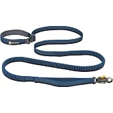 Ruffwear, Roamer Lock Bungee Dog Leash, Orion Blue, 5.5'-7' | Auto-Lock Talon Clip, Padded Handle, Waist‑Worn or Handheld, Shock-Absorbing Stretch, Traffic Handle, Trail-Tough Adventure