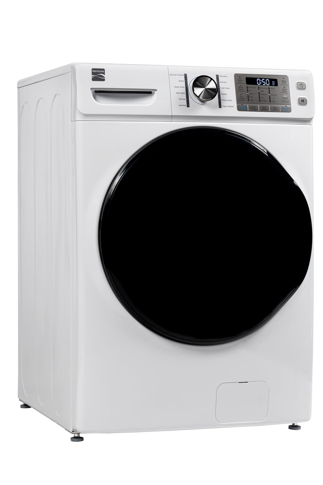 Kenmore 4.5 cu. ft. Front Load Washer with Stain Removing Steam Treatment - Reduce Laundry Time with Accela Wash - LED - ENERGY STAR Certified - White
