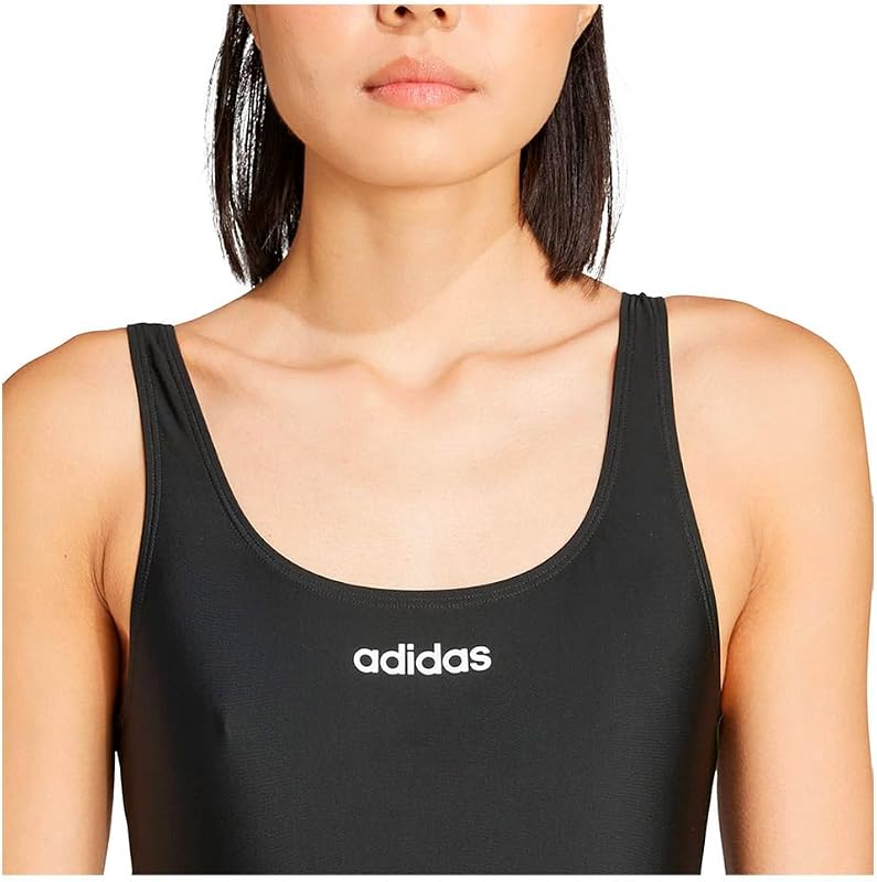 Femme U-Back Swimsuit Swimwear, Black/White, 40 — photo 3 sur 8