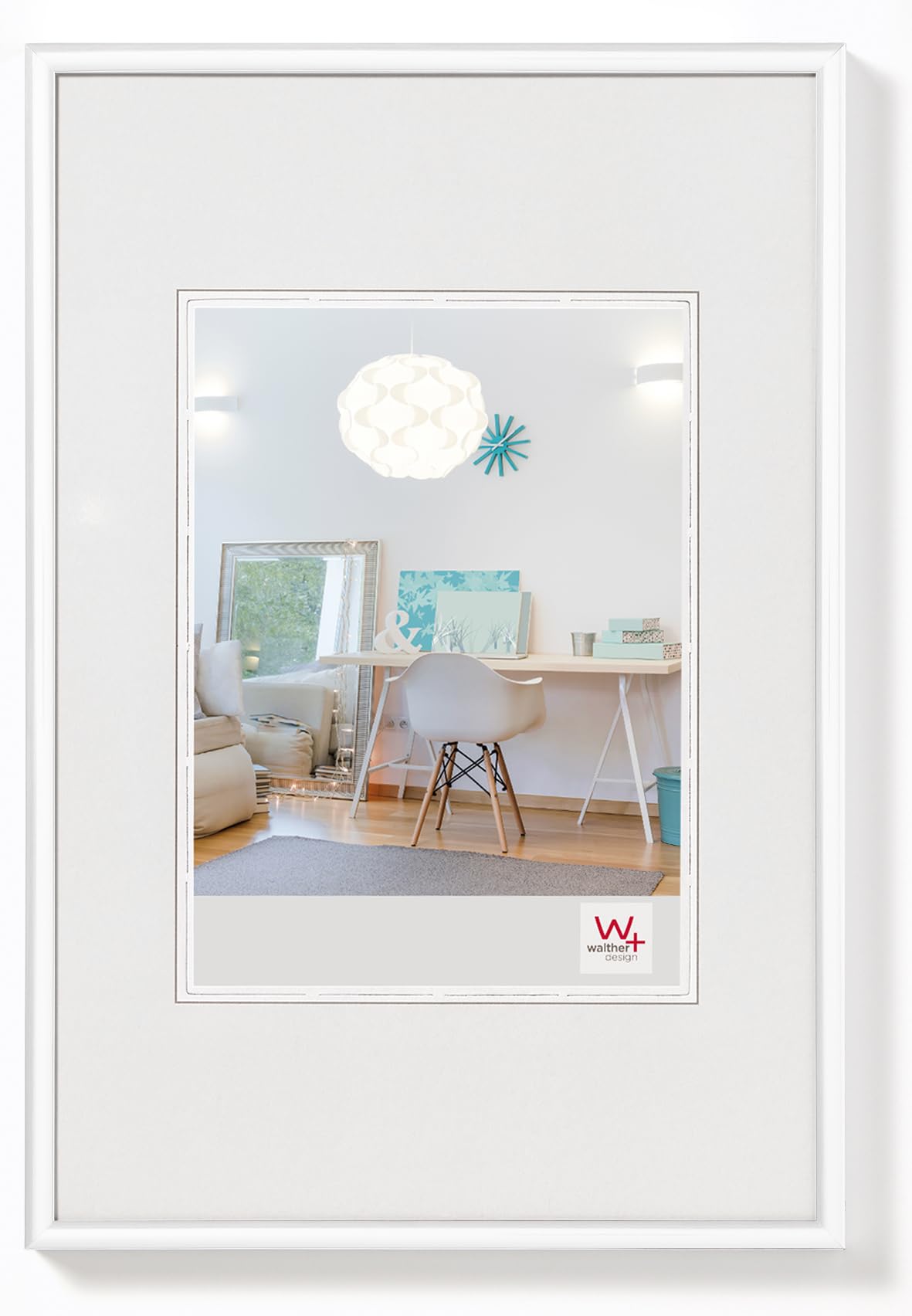 walther Design Picture Frame White 20 x 25 cm New Lifestyle Plastic Frame KV025W