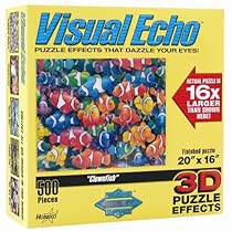 Visual Echo 3D Effect Clownfish 500pc Puzzle S1