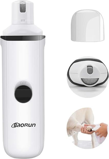 Ireenuo Moulin à Ongles électrique Pour Chien Lime à Ongles Ultra Silencieuse Pour Animaux De Compagnie Taille Ongles Pour Chiens Chats Animaux De