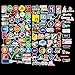 Sanmatic 108Pcs Laptop Stickers for Developer Programming Language Include Sticker IT Logo,C++,Python,Linux,Swift,for Geeks,Engineers,Hackers,Geeks,Coders