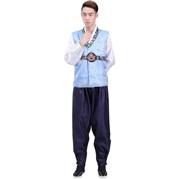 Costume Uomo Tradizionale Coreano – Hanbok Dinastia Ming Retrò Orientale, Per Cosplay