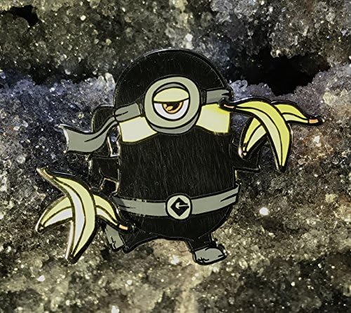 Fruit Ninja Minion Dual Spinner Banana Enamel Hat Pin Limited Edition Numbered(i.e. 1/100) Festival Pin Grateful Dead Pin Dab Pin Disney Pin