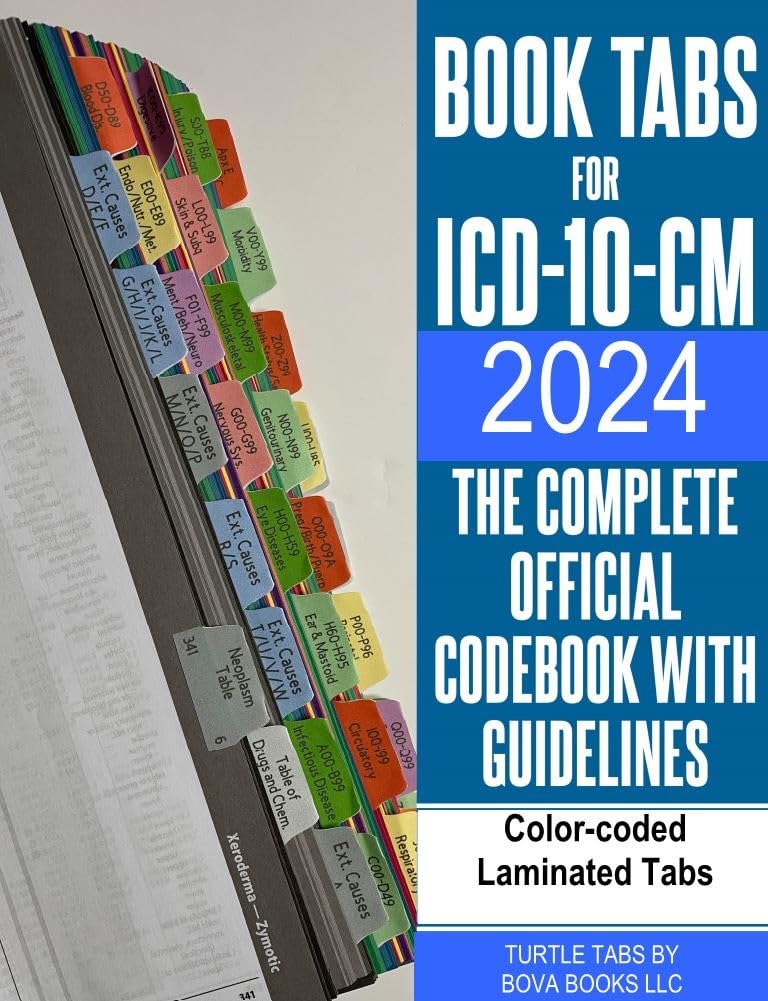 Mua Book Tabs for ICD-10-CM 2024 The Complete Official Codebook with ...