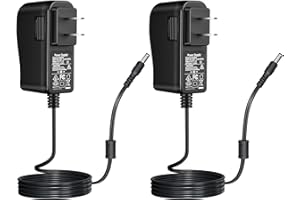 Security-01 2-Pack AC to DC 5V 2A Power Supply Plug 5.5mm x 2.1mm,5Volt 2000mA Power Adapter,UL Listed/FCC