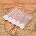 PH PandaHall 100 PCS Clear Plastic Tube Bead Containers Small Transparent Storage Bottles 5ml (55x15mm, Diameter 0.59