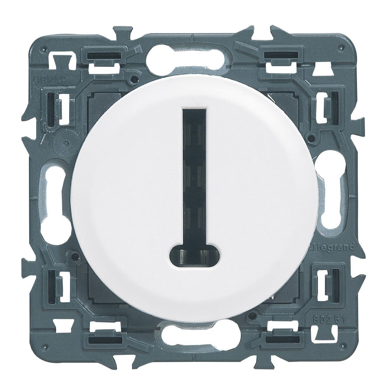Legrand Céliane Telephone Plug, White — image 1