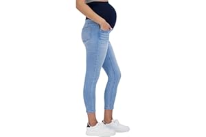 Savi Parker Women’s Maternity Jeans Over The Belly - Pregnancy Clothes for All Seasons, Maternity Pants