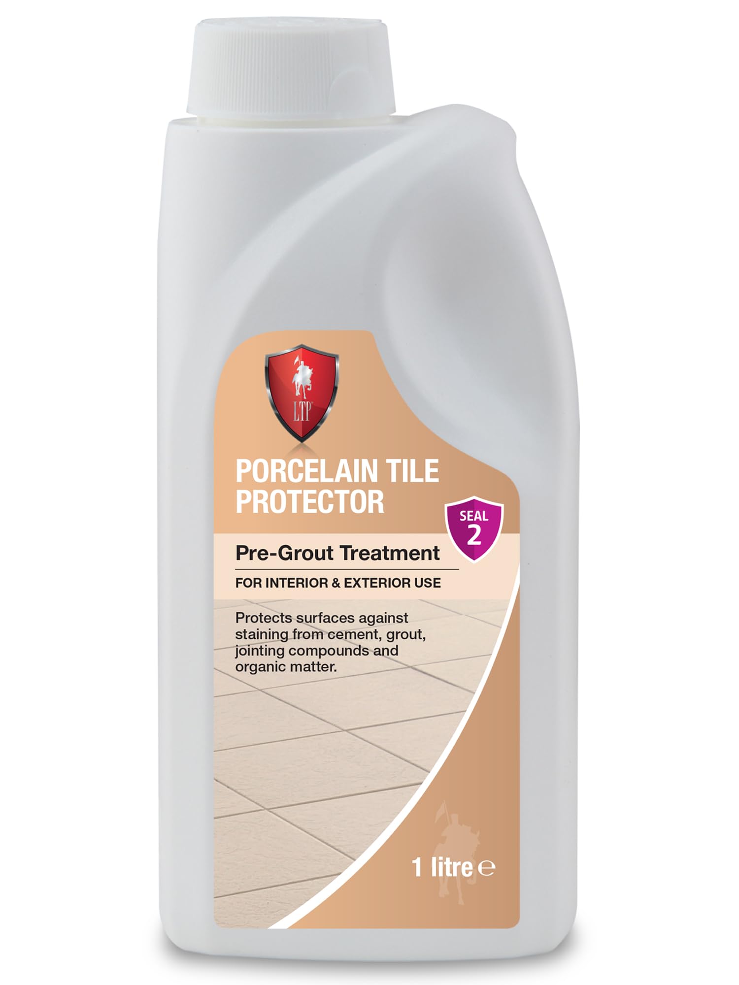 LTP Porcelain Tile Protector-Pre-grout treatment protects surfaces against staining from cement,grout,jointing compounds and organic matter (1Litre)