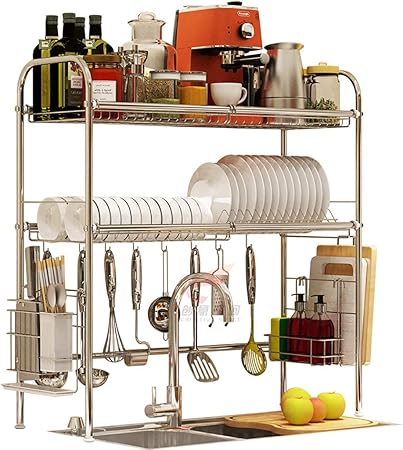 Estante de cocina Estante De Cocina De Acero Inoxidable, Tazón De