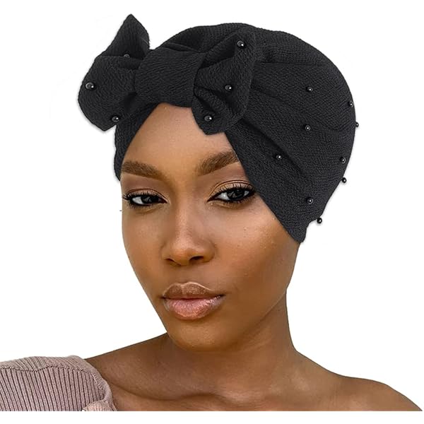 Bohend Turban Cap Women Flower Beanie Church Stretch Pre
