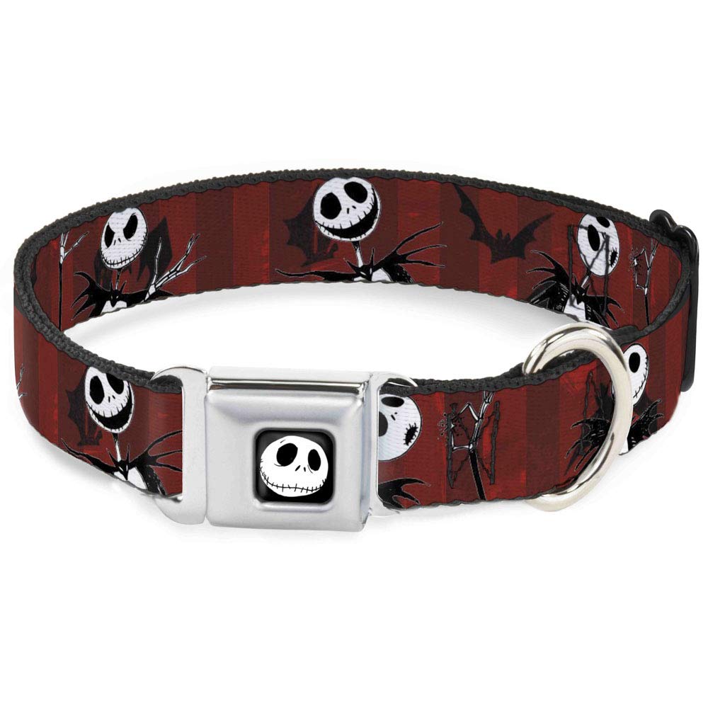 Buckle Down DC-WDY035-WL DYAH Jack Expression5 Full Color Dog Collar, WIDE-Large/18-32