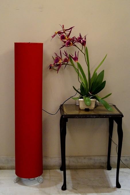 Tu Casa L-1030 Round 220-Watt Floor Lamp (Red)