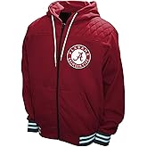 Franchise Club Mens College Walk On Full Zip Hoodie Jacket