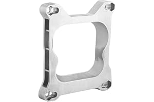 Carburetor Adapter, Alloy, 1/2 Thick, Holley 4 Carbs to Q Jet 4 Brl, Direct Replacement, OE 9130, Gasket Adapter, Gaskets, Sc